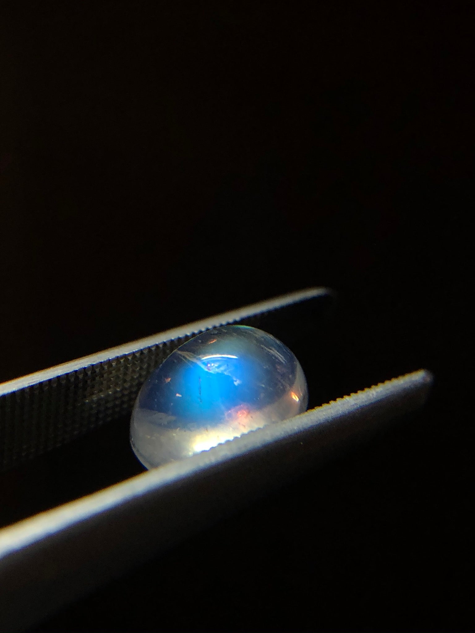 Oval Rainbow Moonstone Cabochon