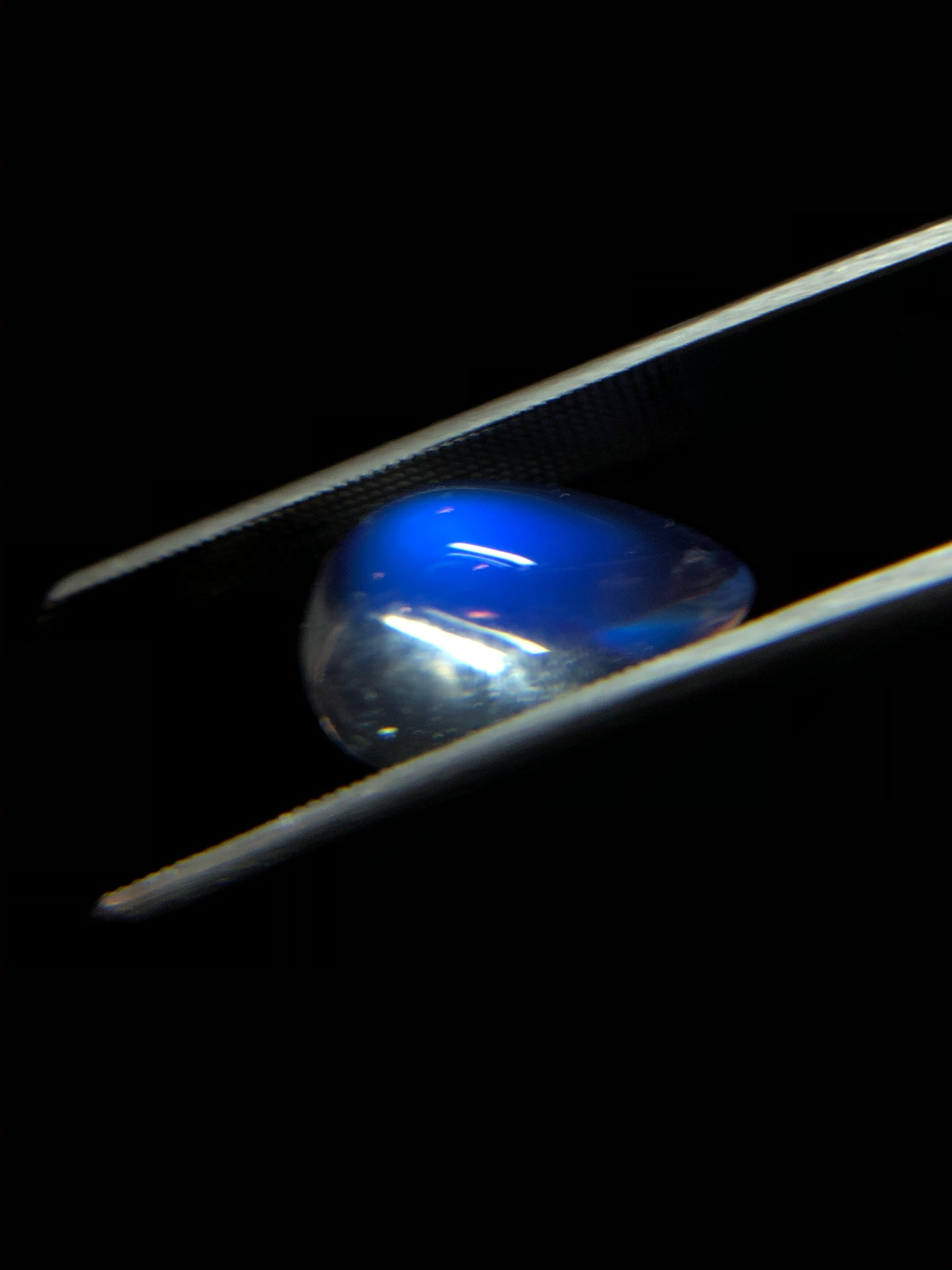 Teardrop Rainbow Moonstone Cabochon